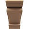 Ekena Millwork 7"W x 21"D x 14"H Classic Mayflower Rough Cedar Woodgrain TimberThane Corbel, Primed Tan CORUR07X21X14MAYRCPR - alternate 3